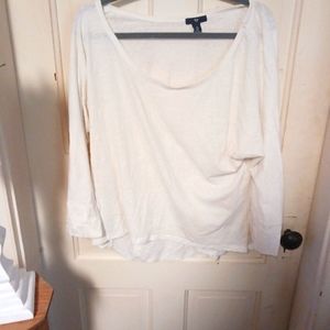 Gap white long sleeve shirt